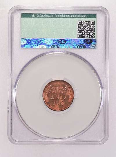 CAC Grading Coin Reverse
