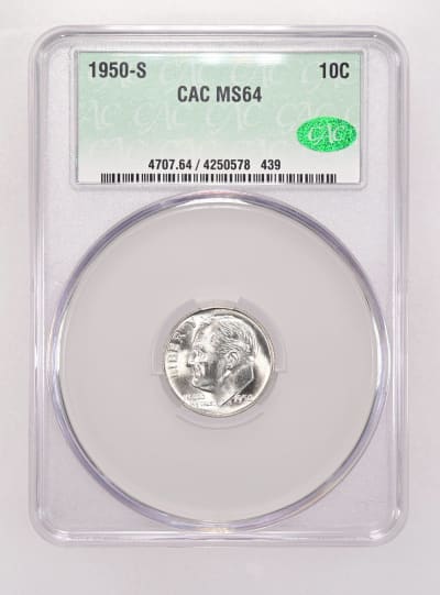 CAC Grading Coin Obverse