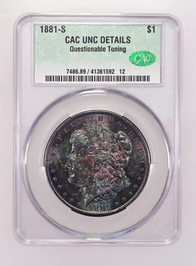 CAC Grading Coin Obverse