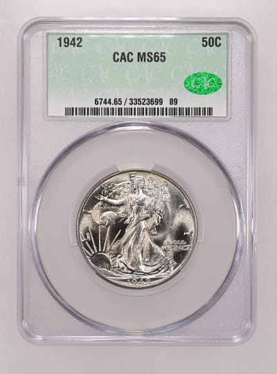 CAC Grading Coin Obverse