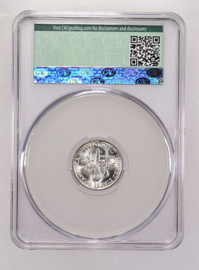 CAC Grading Coin Reverse