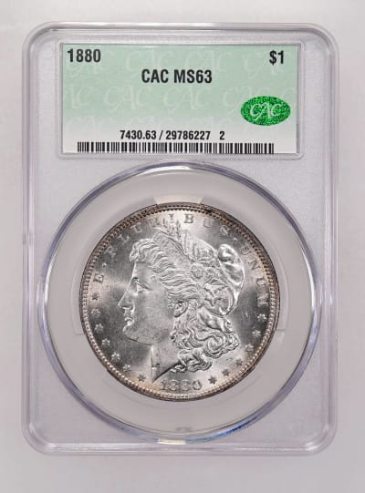 CAC Grading Coin Obverse