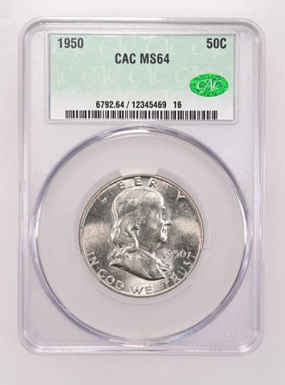 CAC Grading Coin Obverse