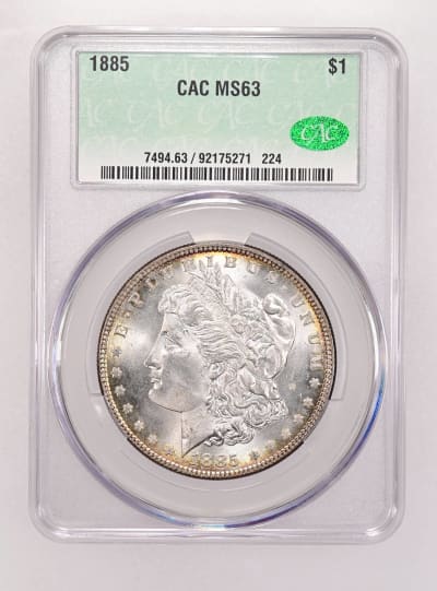 CAC Grading Coin Obverse