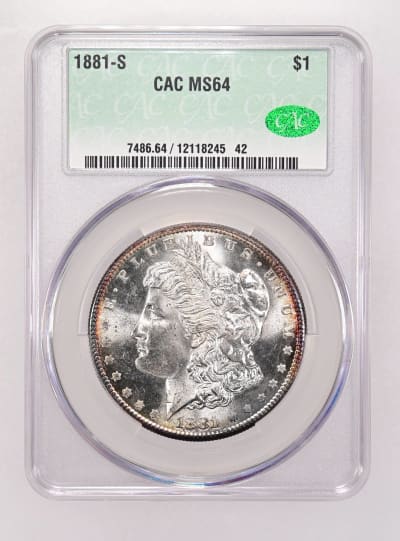 CAC Grading Coin Obverse