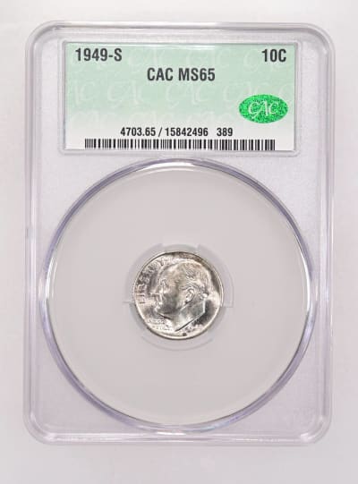 CAC Grading Coin Obverse