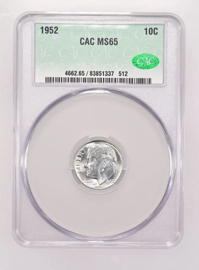CAC Grading Coin Obverse