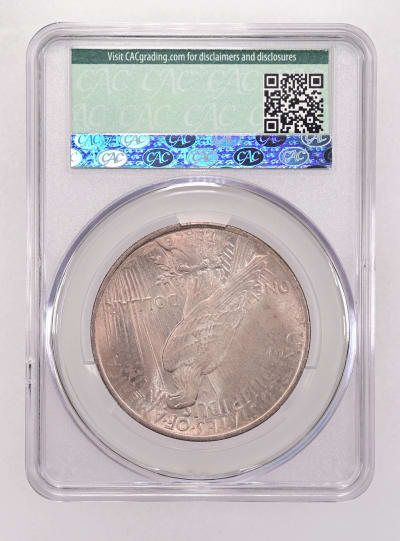 CAC Grading Coin Reverse