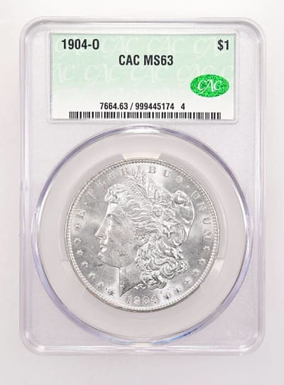 CAC Grading Coin Obverse