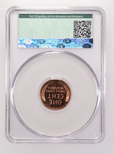 CAC Grading Coin Reverse