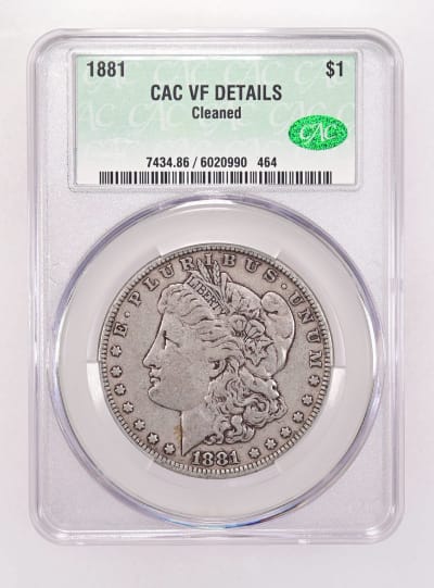 CAC Grading Coin Obverse
