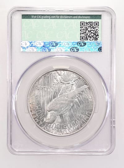 CAC Grading Coin Reverse