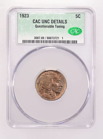 CAC Grading Coin Obverse