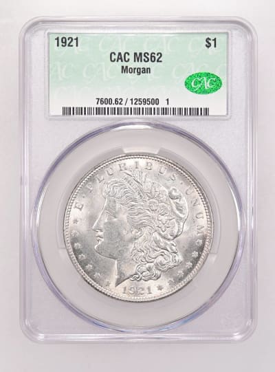 CAC Grading Coin Obverse