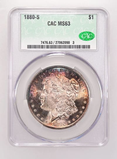 CAC Grading Coin Obverse