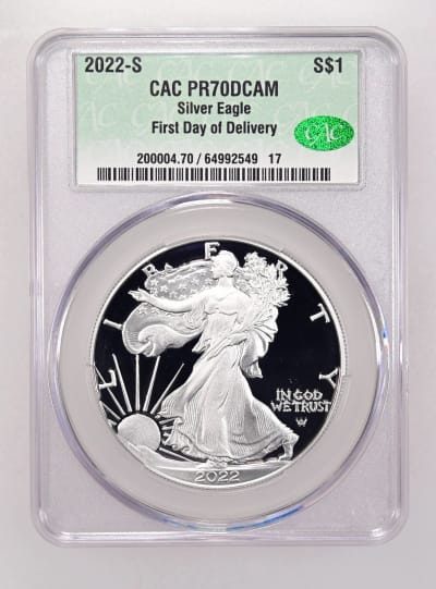 CAC Grading Coin Obverse
