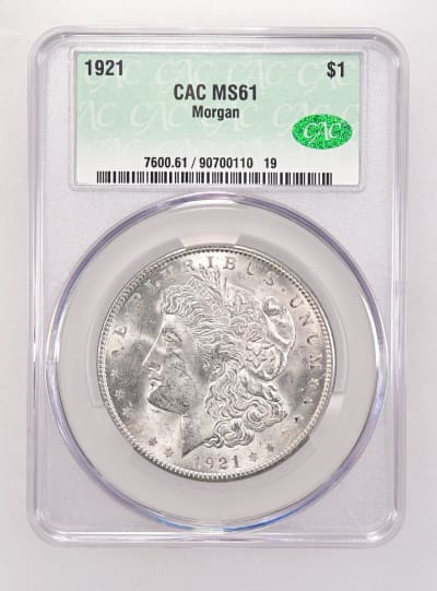 CAC Grading Coin Obverse