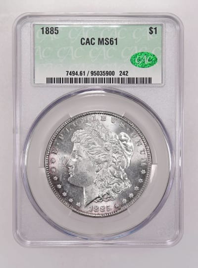 CAC Grading Coin Obverse