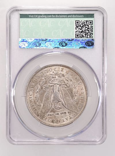 CAC Grading Coin Reverse