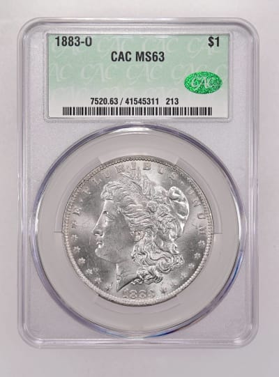 CAC Grading Coin Obverse