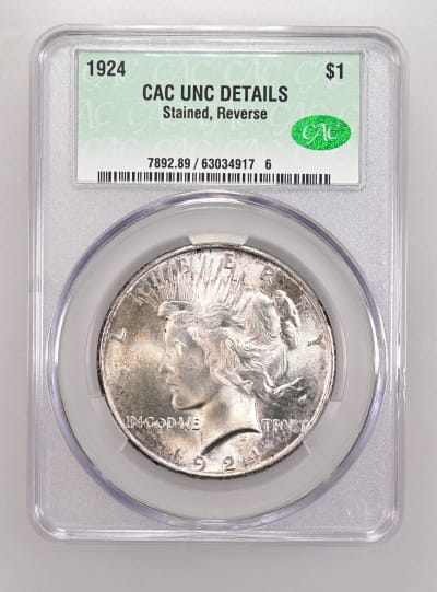 CAC Grading Coin Obverse
