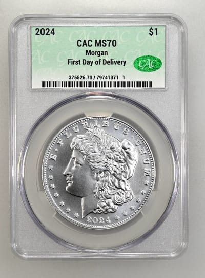 CAC Grading Coin Obverse