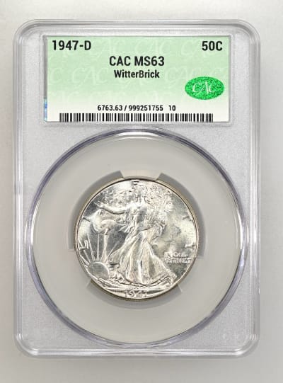 CAC Grading Coin Obverse