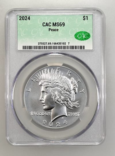 CAC Grading Coin Obverse