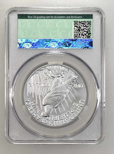 CAC Grading Coin Reverse