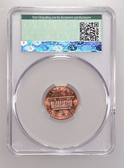 CAC Grading Coin Reverse