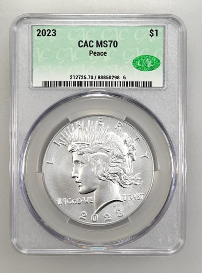 CAC Grading Coin Obverse