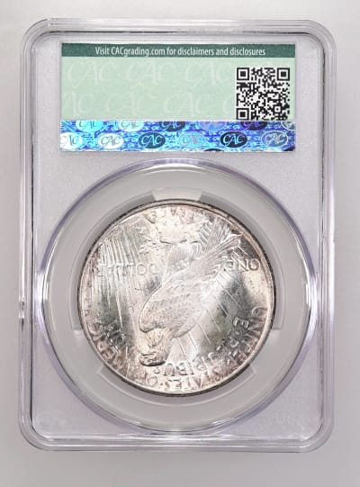 CAC Grading Coin Reverse