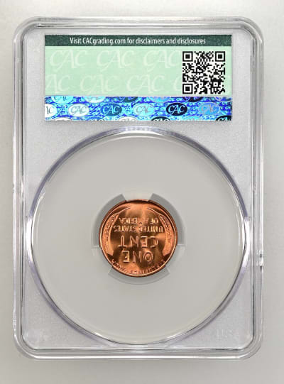 CAC Grading Coin Reverse