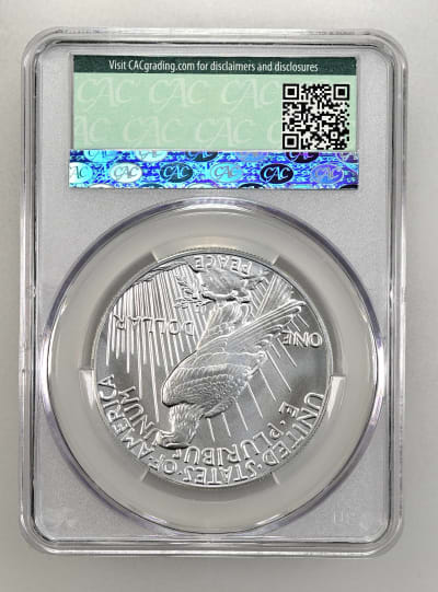 CAC Grading Coin Reverse