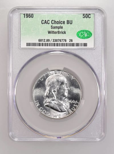 CAC Grading Coin Obverse
