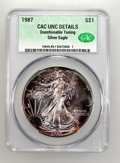 CAC Grading Coin Obverse