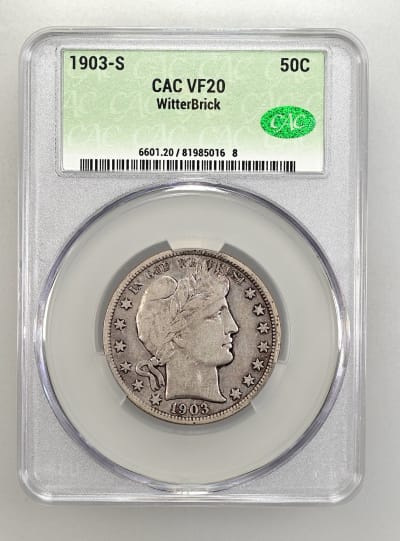 CAC Grading Coin Obverse