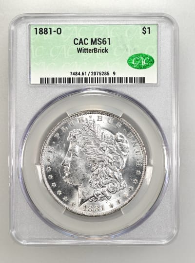 CAC Grading Coin Obverse