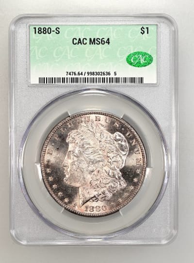 CAC Grading Coin Obverse
