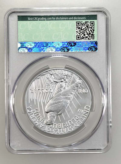 CAC Grading Coin Reverse