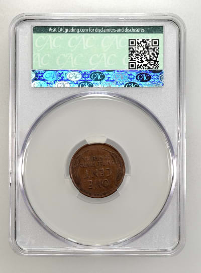 CAC Grading Coin Reverse