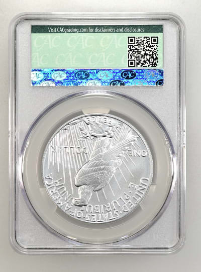 CAC Grading Coin Reverse