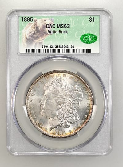 CAC Grading Coin Obverse