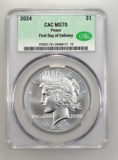 CAC Grading Coin Obverse