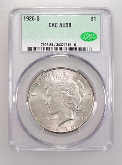 CAC Grading Coin Obverse