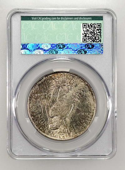 CAC Grading Coin Reverse