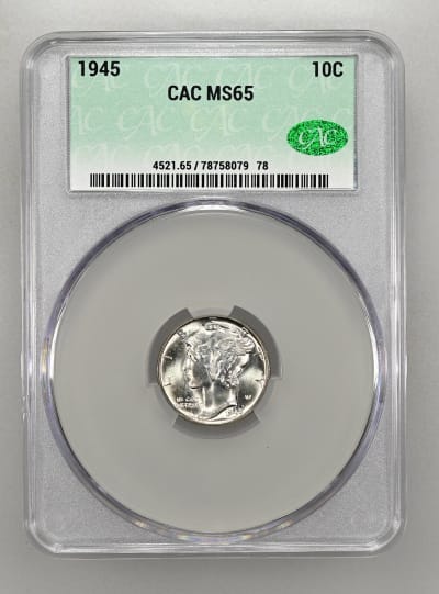 CAC Grading Coin Obverse
