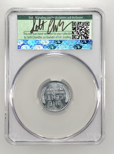 CAC Grading Coin Reverse
