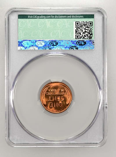 CAC Grading Coin Reverse