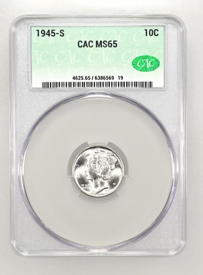 CAC Grading Coin Obverse